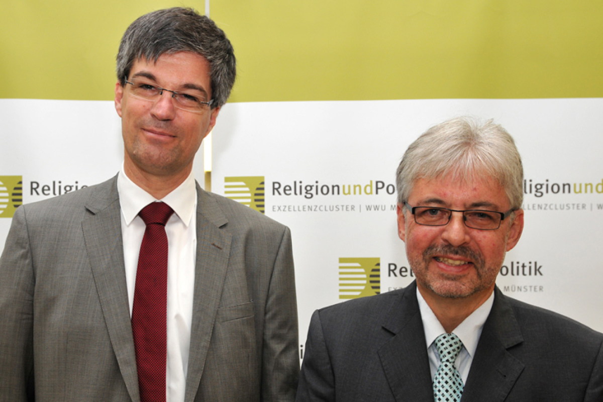 Prof. Dr. Matthias Casper und Prof. Dr. Traugott Jähnichen (v.l.)