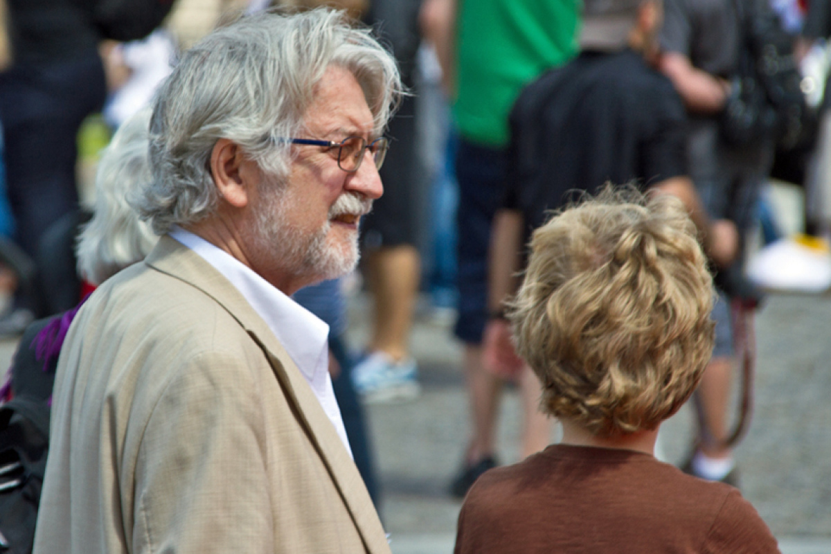 Lothar Krappmann beim GuluWalk 2012 in Berlin