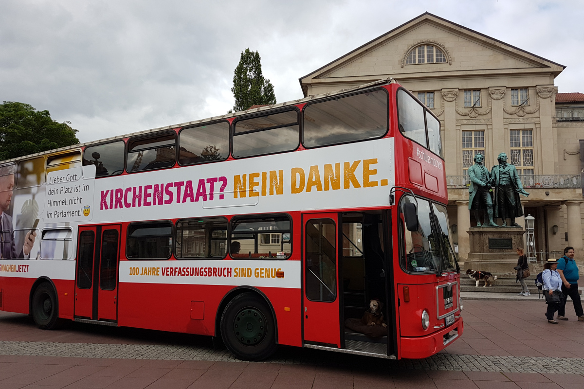 "Kirchenstaat? Nein Danke."