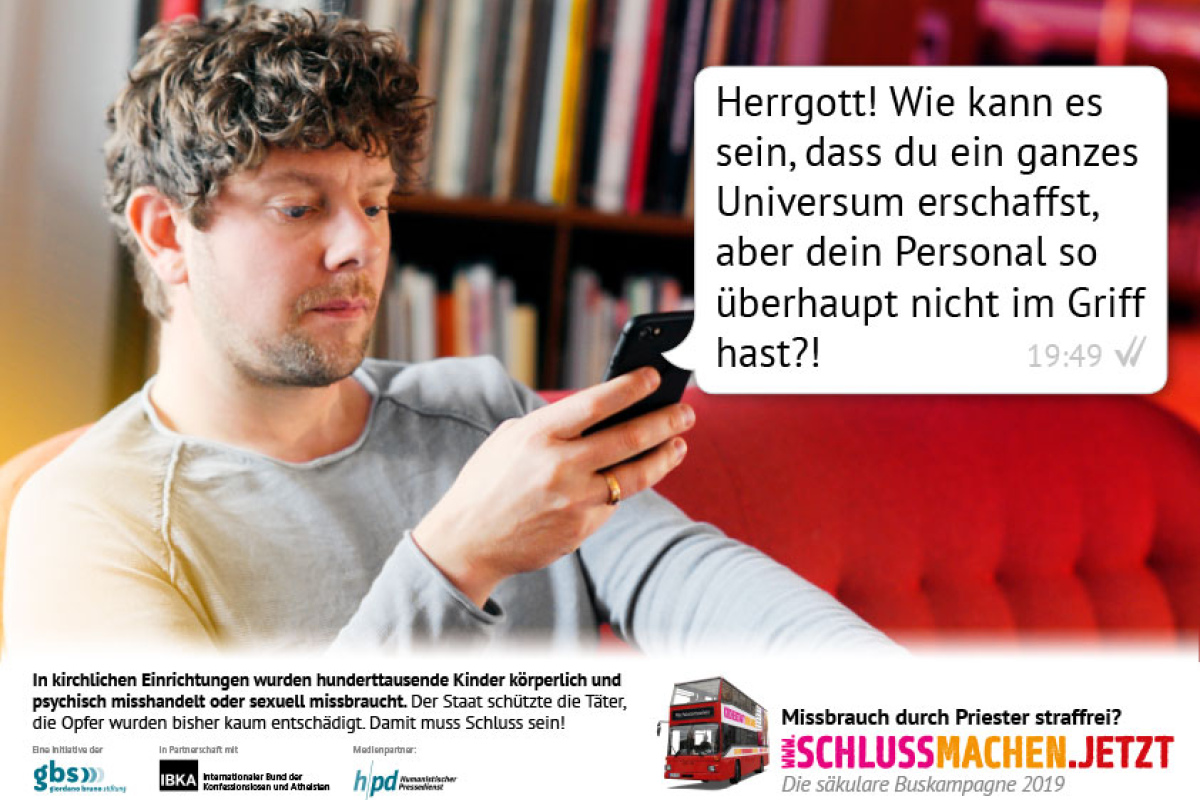 Plakat zur Buskampagne 2019