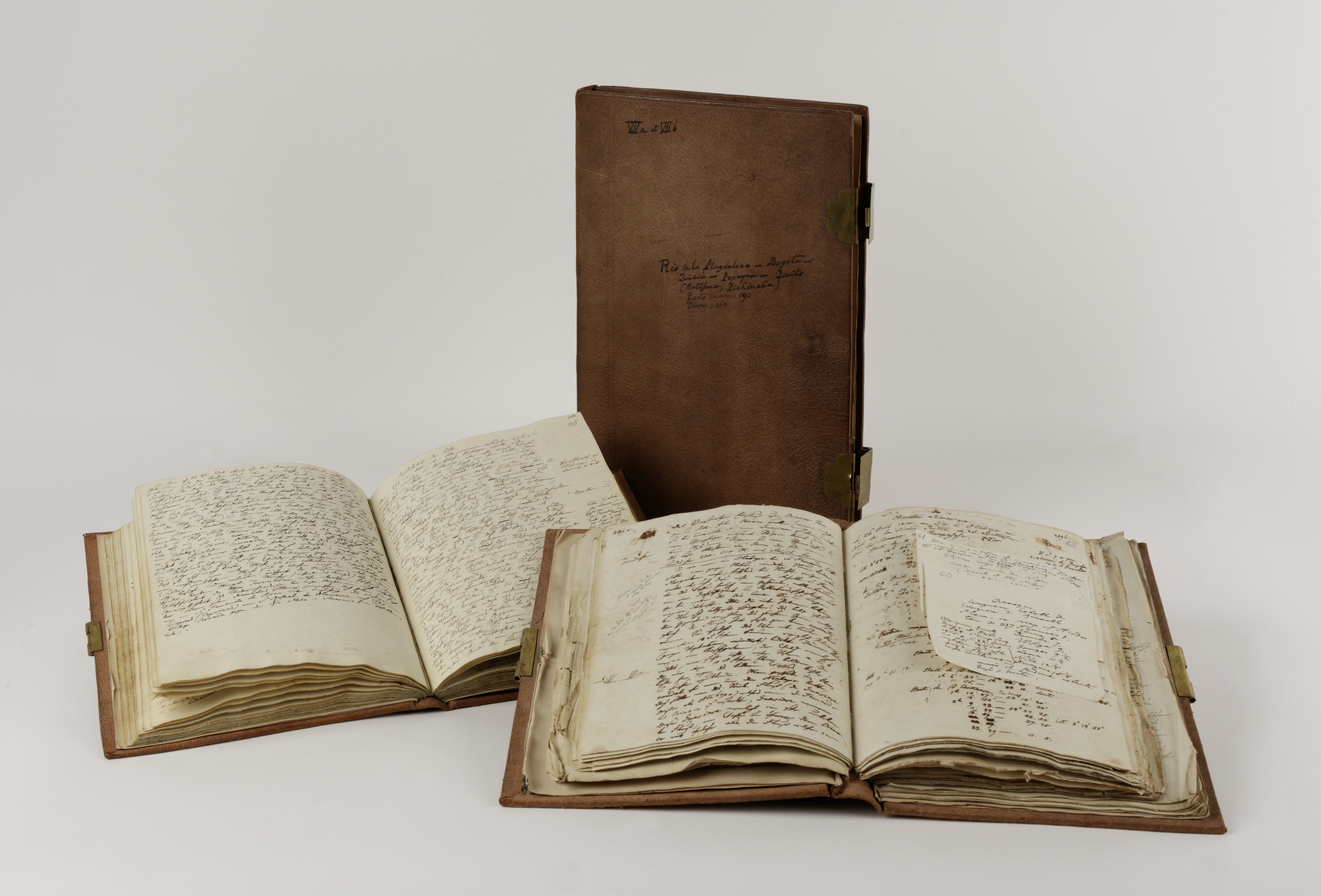 Alexander von Humboldts "Amerikanische Reisetagebücher", neun in Leder gebundene Bände, ca. 4.000 Seiten | Staatsbibliothek zu Berlin - PK 